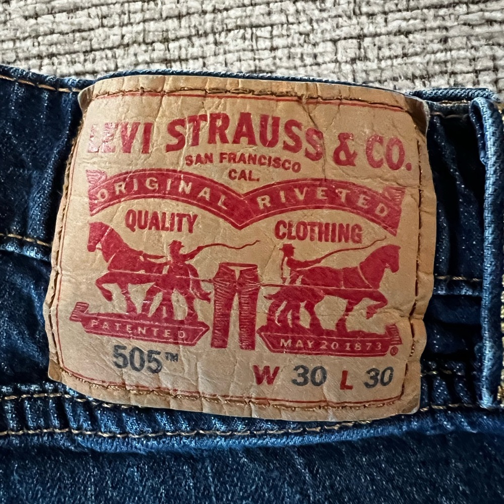 Levi's Men's Dark Blue Straight Jeans #11.08.2025.2